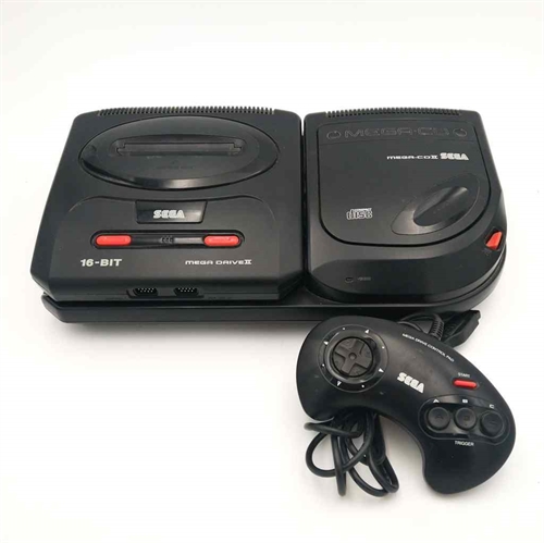 Sega Mega Drive II Konsol (SMD) - Mega-CD II - SNR 130426159 (B Grade) (Genbrug)